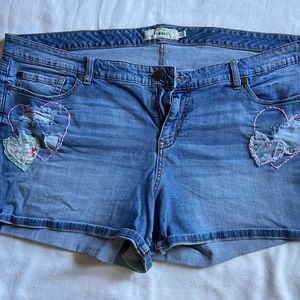 Embellished Jean Shorts